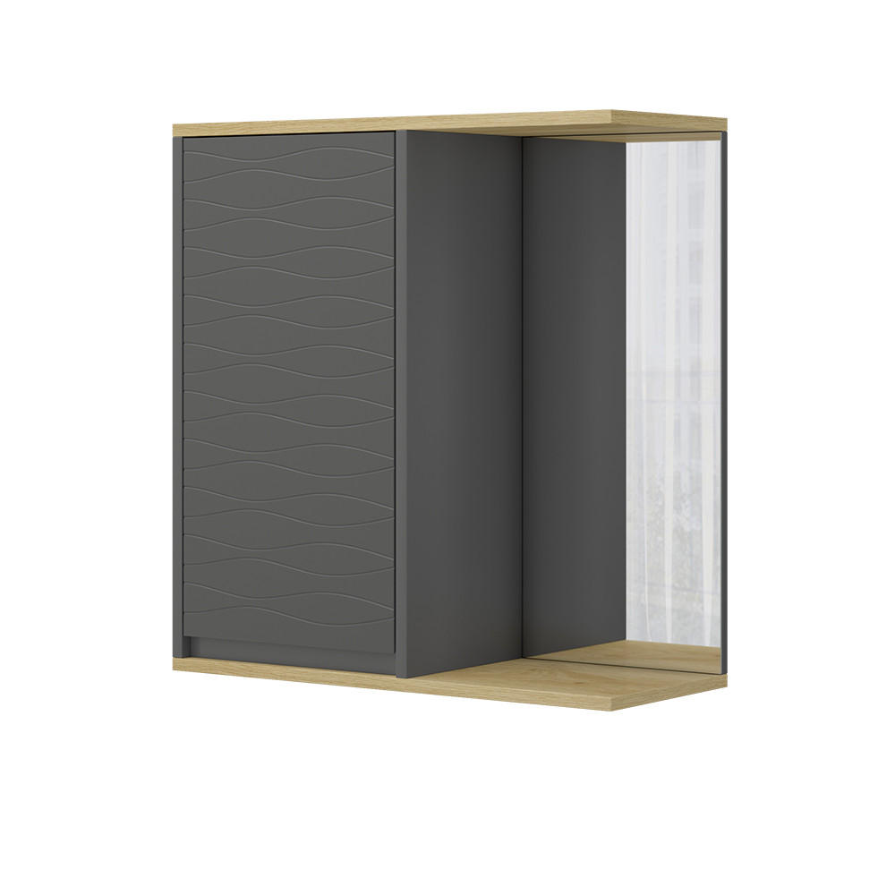 BADRUMSSPEGELSK&Aring;P Livia antracit 60x63 cm 63/60/24 cm