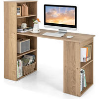 SCHREIBTISCH 120cm Holz - Rot, Holz (122/52/120cm) - COSTWAY