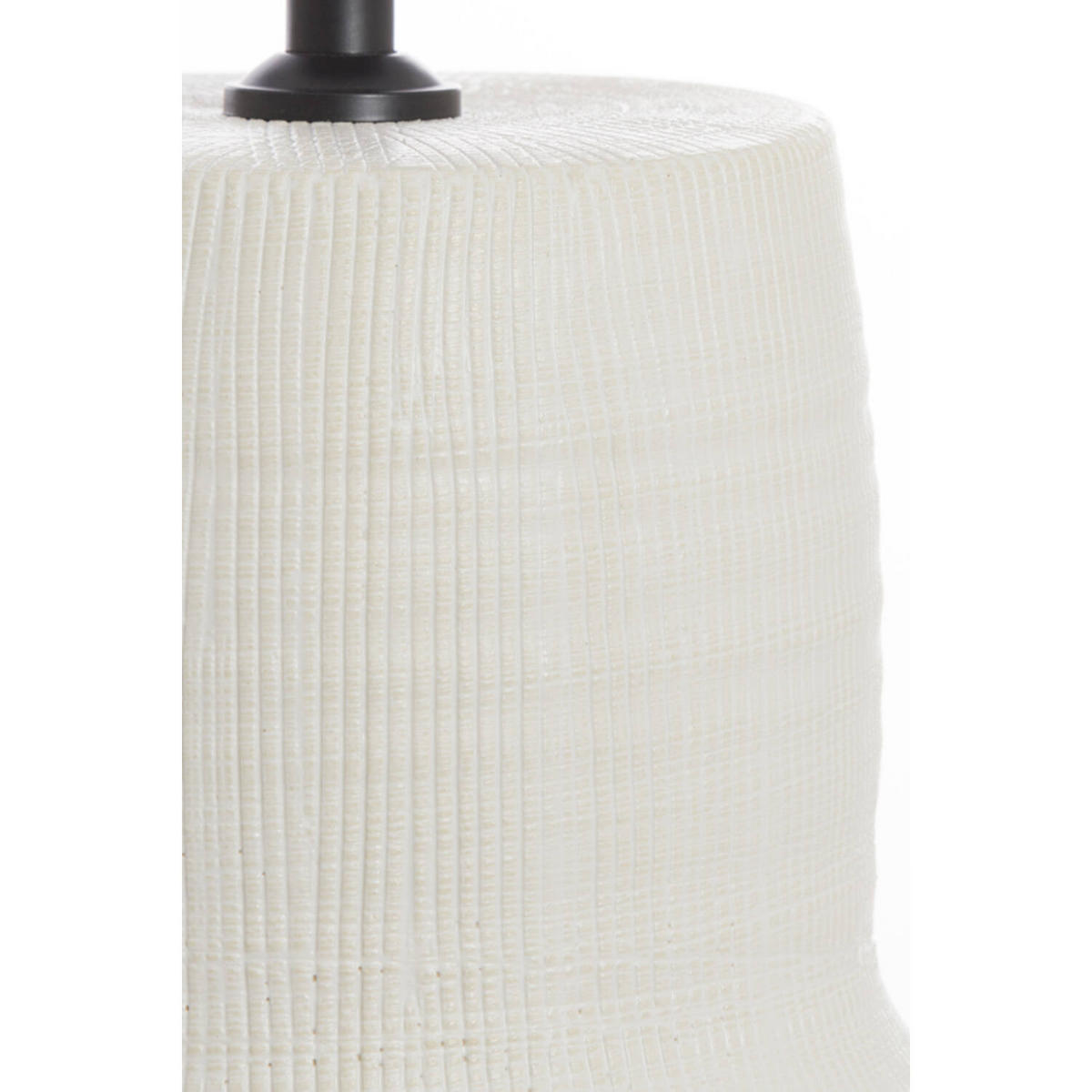 LAMPENFUSS PICACHO Ø17,5x54,5 cm, Keramik, matt crème - Creme, Keramik (17.5/17.5/54.5cm) - Light & Living