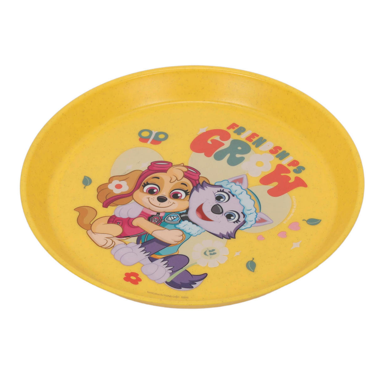 KINDERTELLER Connect Organic yellow 20,5/20,5/2 cm - Gelb, Kunststoff (20.5/2/20.5cm) - KOZIOL