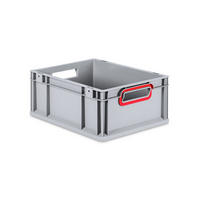 EUROBOX Nextgen Color 17x30x40cm 16 Liter Griffe Rot Offen - Rot, Kunststoff (30/17/40cm) - PROREGAL