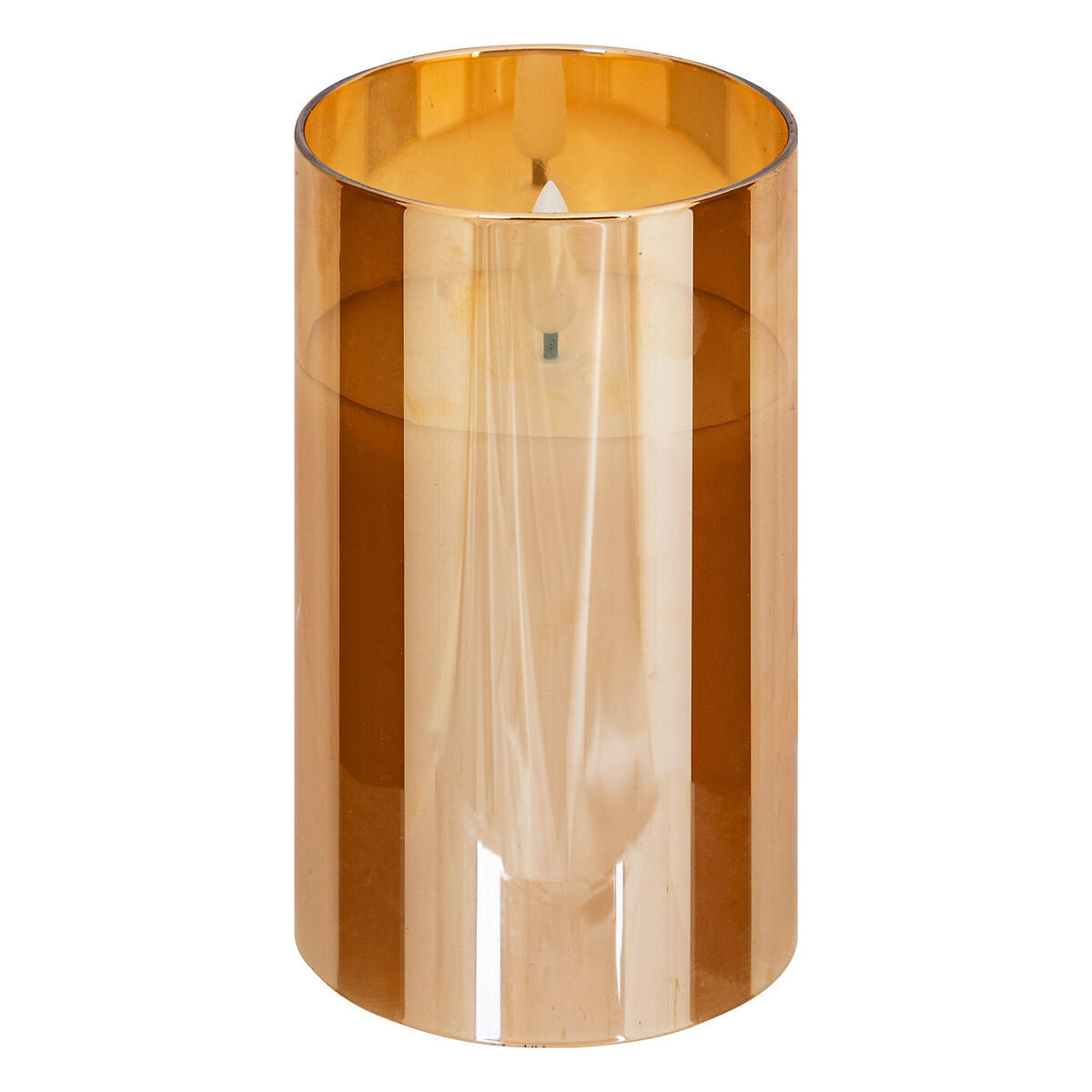 LED-KERZE SENA 3er-Set - Orange, Kunststoff (7.5/7.5/15cm) - Atmosphera Createur d´interieur