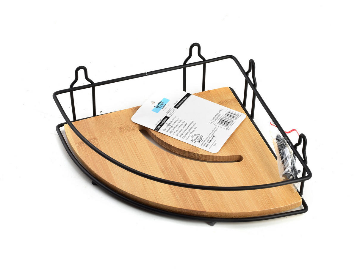 BADEZIMMERABLAGE Carl Braun 6.5/19/20 cm Metall - Braun, Metall (19/20/6.5cm) - Mondex