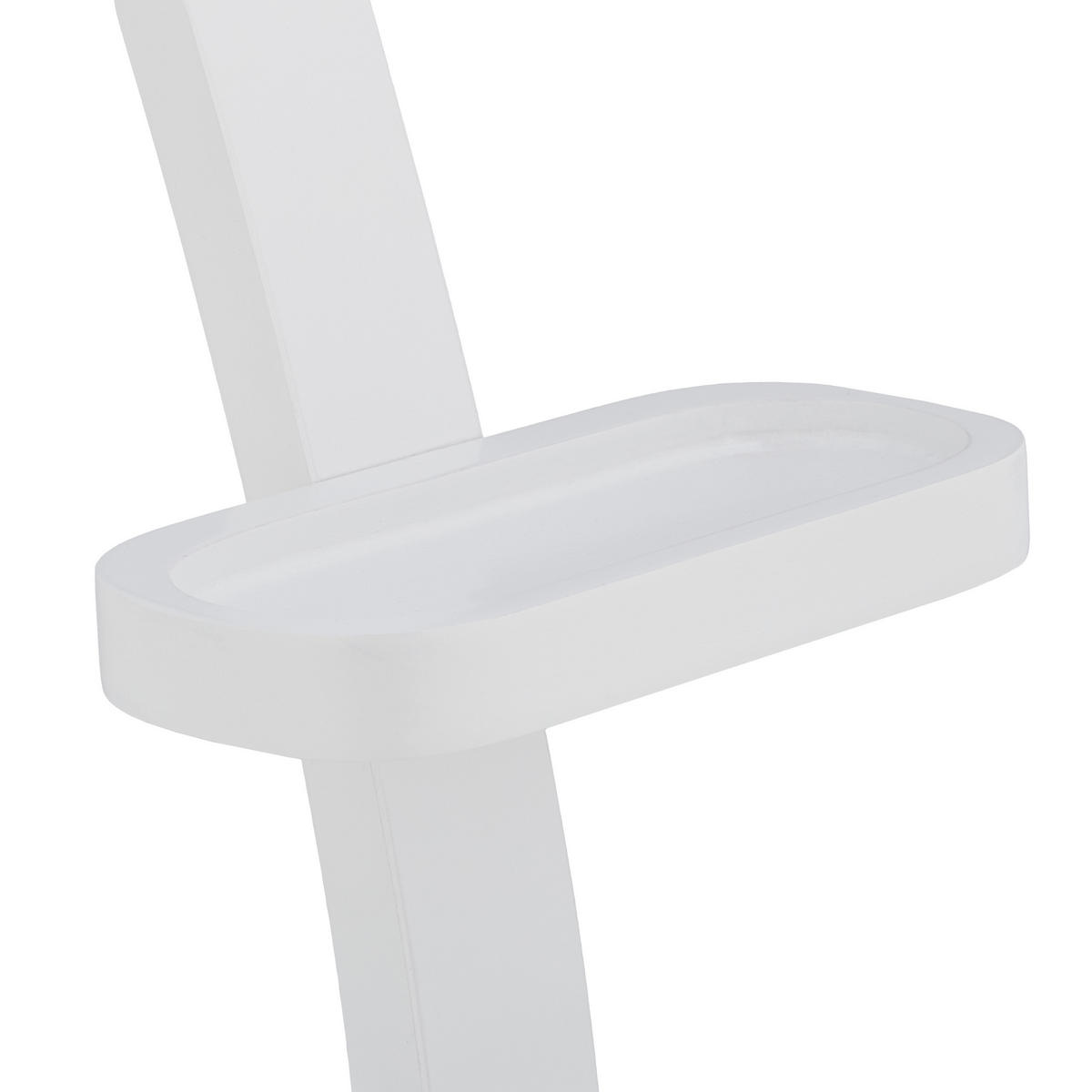 HERRENDIENER - Weiß, Holzwerkstoff/Metall (46/112/32cm) - Relaxdays