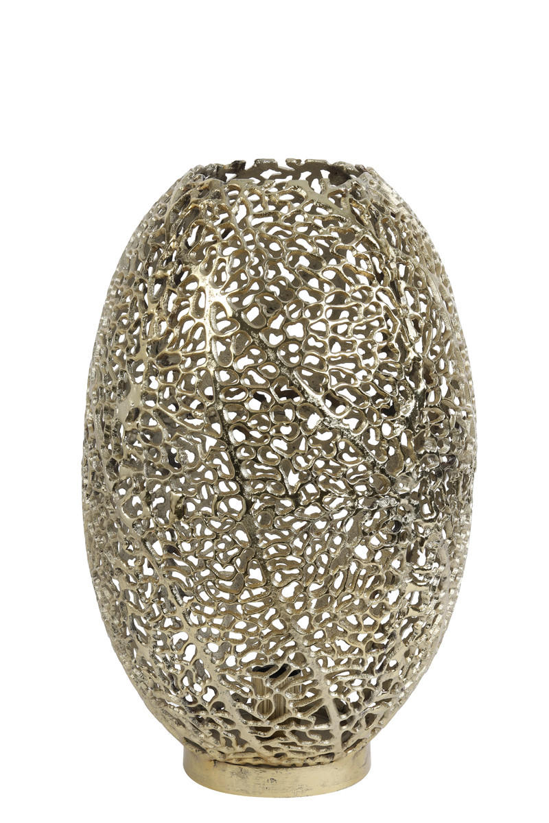 TISCHLAMPE Sinula Gold Ø33/52 cm - Goldfarben, Metall (33/33/52cm) - Light & Living