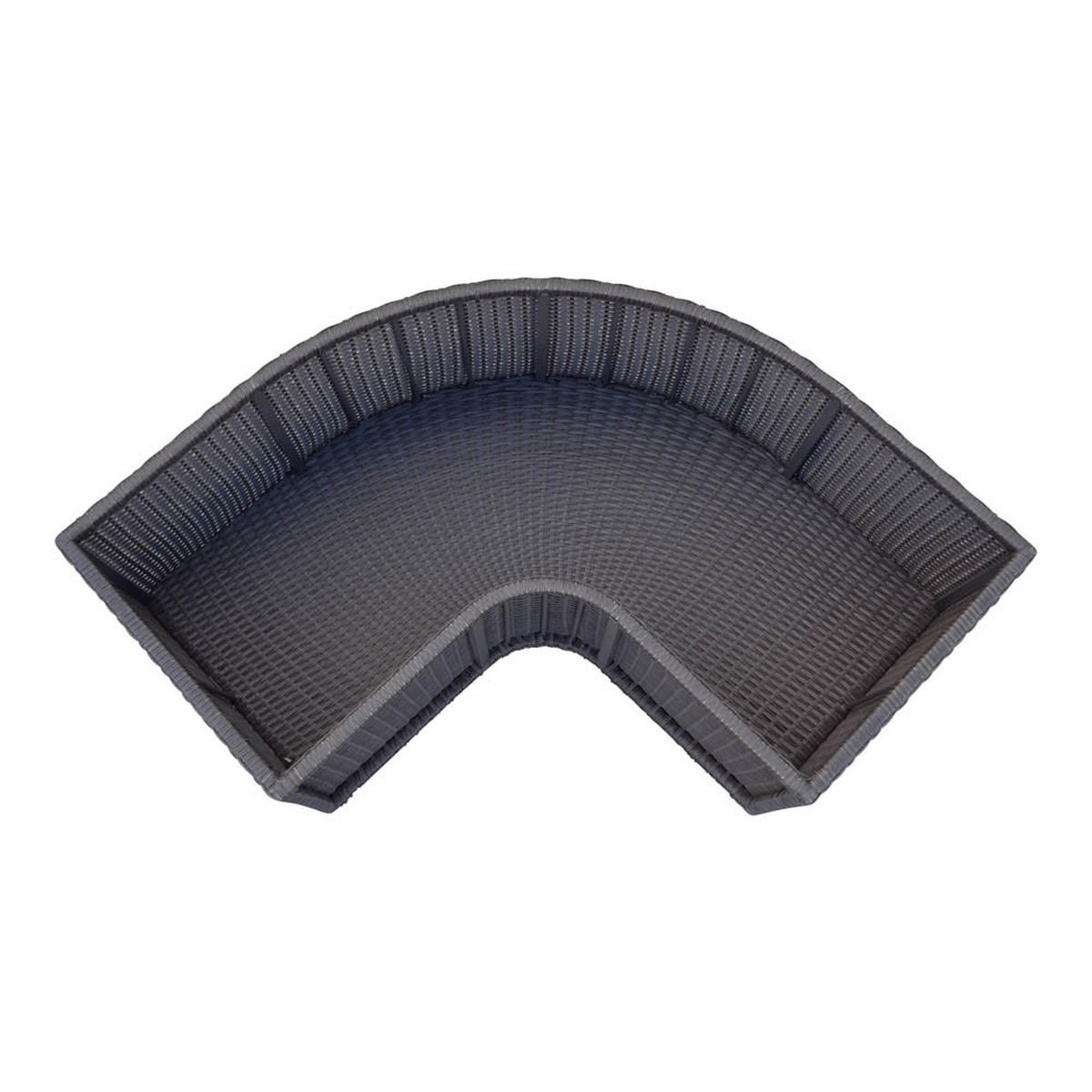 WHIRLPOOL RANDMÖBEL ECKIG Eckpflanzenkorb - Randmöblierung für eckige Whirlpools - Braun, Naturmaterialien (112/43/57cm) - Canadian Spa Company