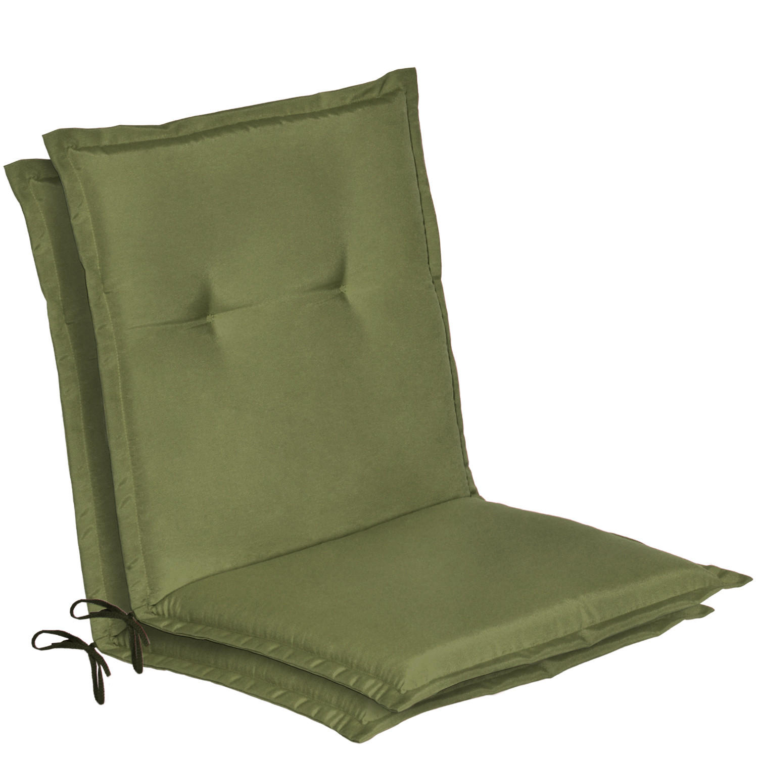 NIEDERLEHNER Loft NL 100x50x6cm Olivgrün (2tlg) - Olivgrün, Textil (50/100cm) - Beautissu 
