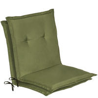 NIEDERLEHNER Loft NL 100x50x6cm Olivgrün (2tlg) - Olivgrün, Textil (50/100cm) - Beautissu 