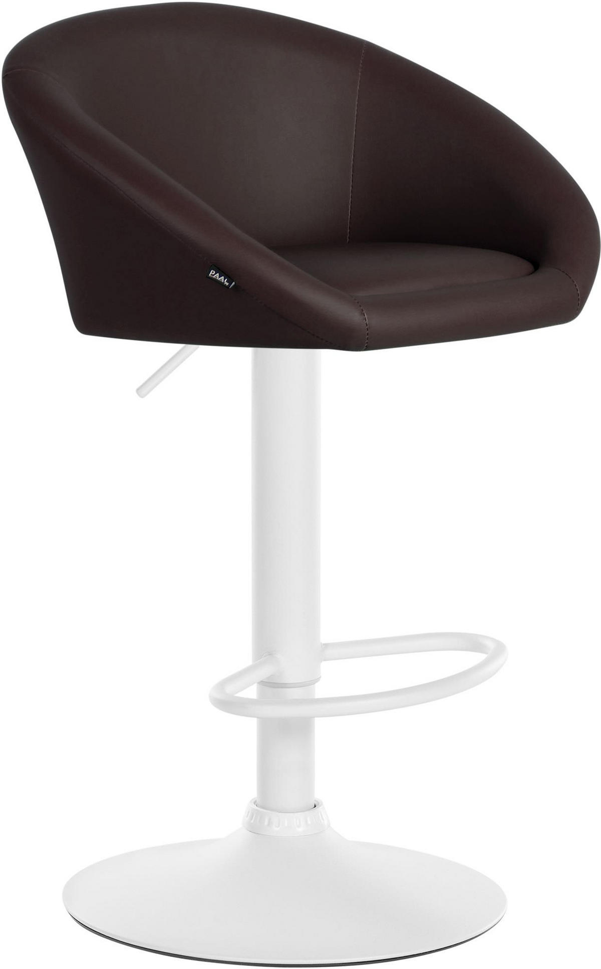 BARHOCKER Lederlook braun - Braun, Textil (55/86/51cm) - CLP