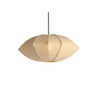 HÄNGELAMPE Paris Disc - Beige - 22 cm - Beige, Textil (50/50/22cm) - Leitmotiv