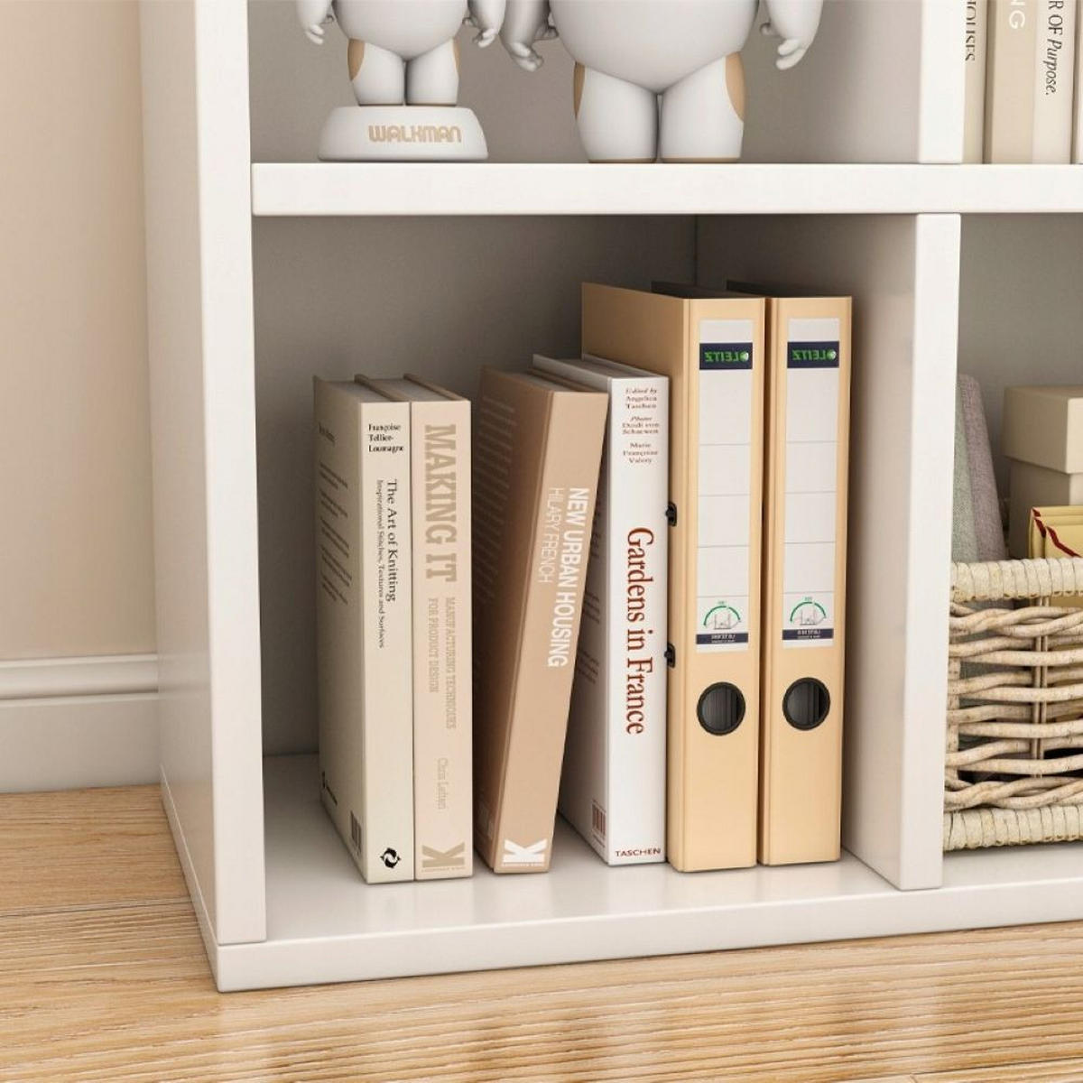 BÜCHERREGAL, weiß 90/60/30 cm - Weiß, Holzwerkstoff (90/60/30cm)