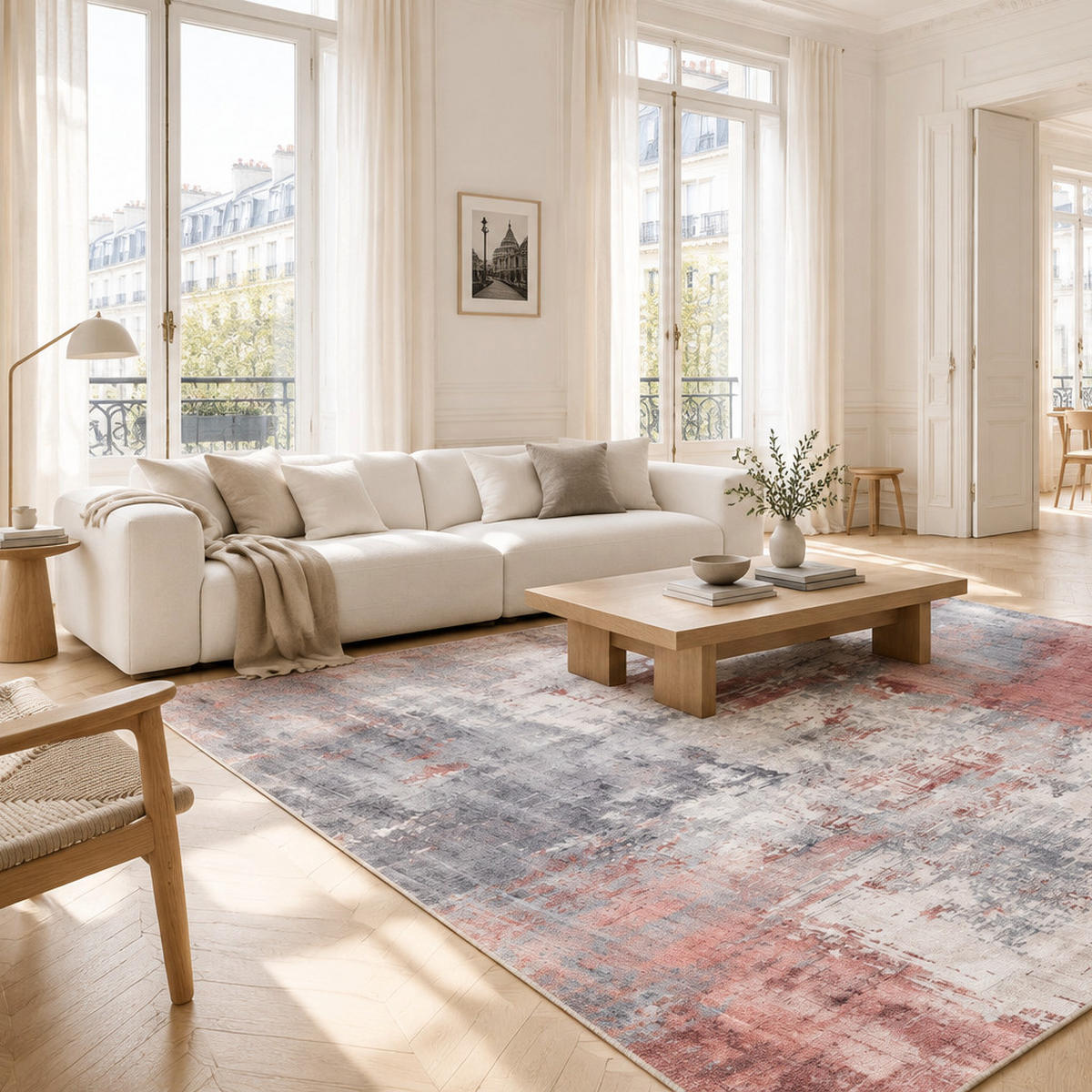 TEPPICH Design mehrfarbig - Multicolor, Textil (120/160cm) - AFK Living