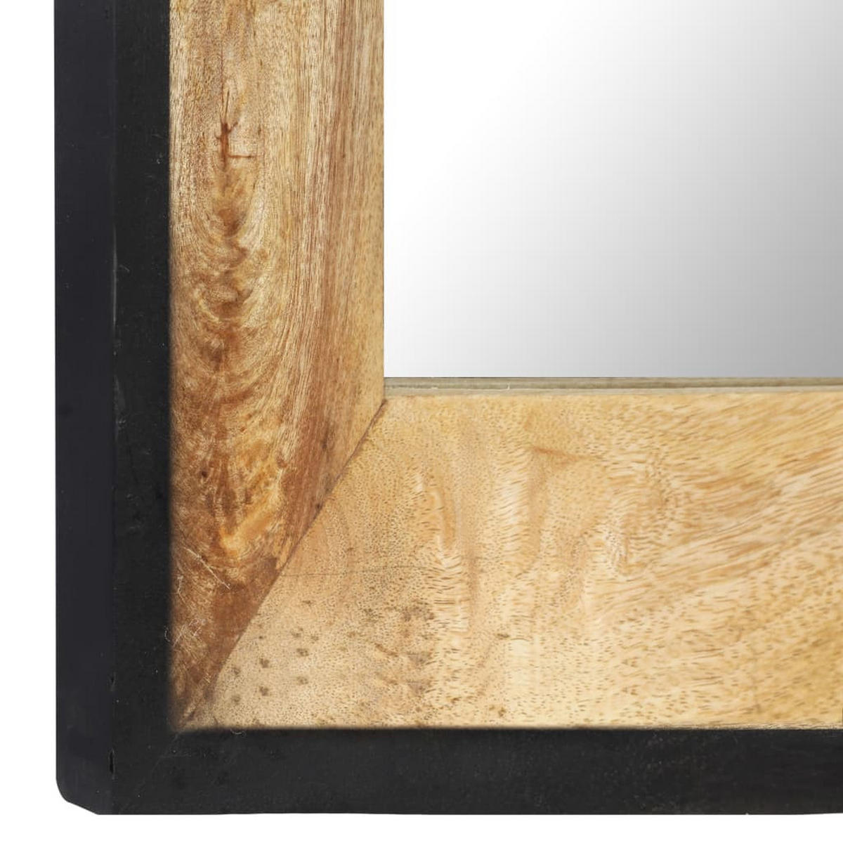 SPIEGEL 110x50 cm Mango Massivholz - Braun, Holz (50/2.5/110cm) - furnicato