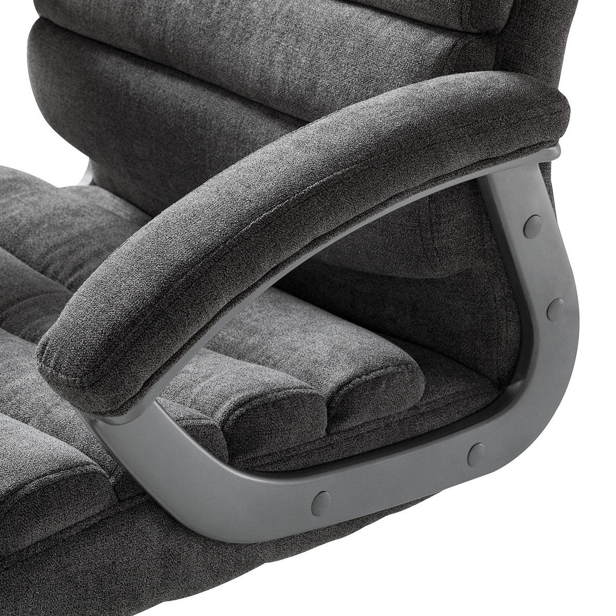 CHEFSESSEL - Grau, Kunststoff/Textil (67/115/72cm) - home24