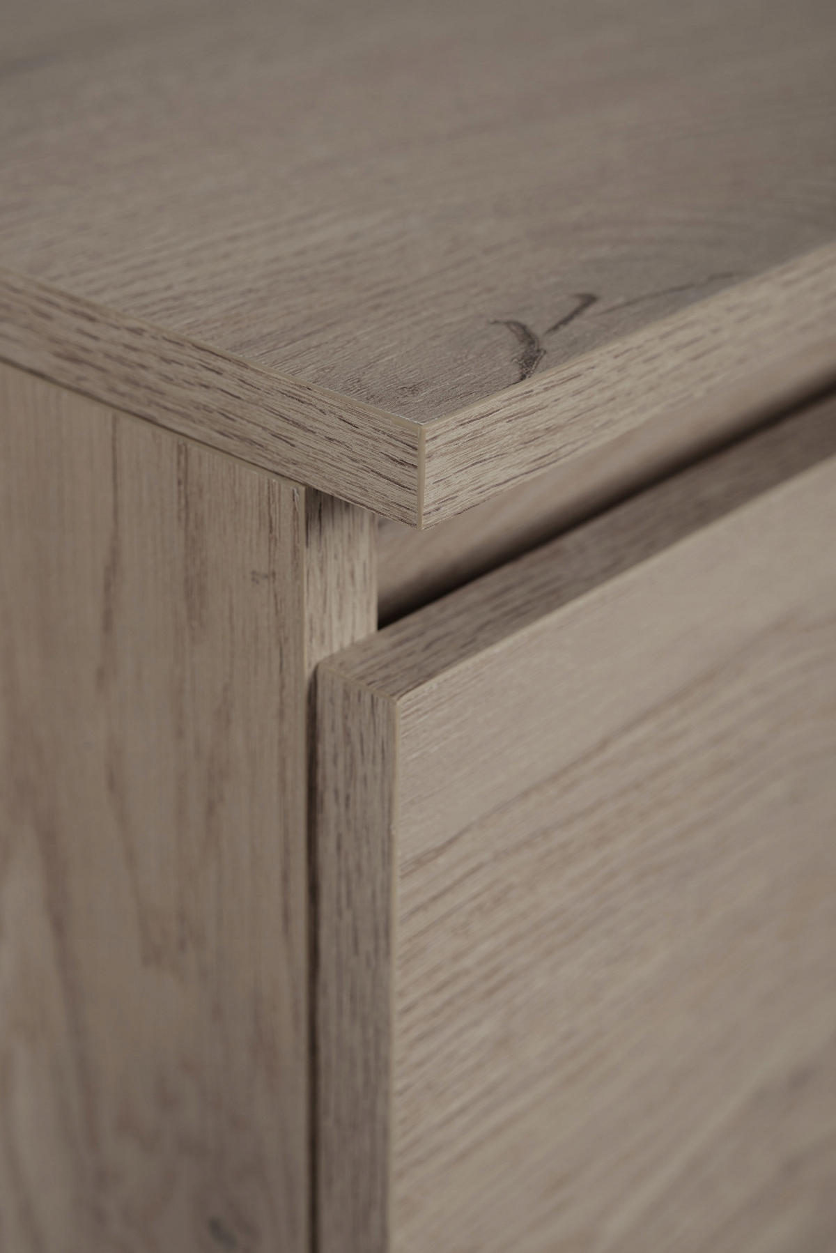 WASCHBECKUNTERSCHRANK SIMPLE 100cm mit Arbeitsplatte und einem Regal Eiche Dunkel - Wildeiche, Holz (100/62/46cm) - Rodan