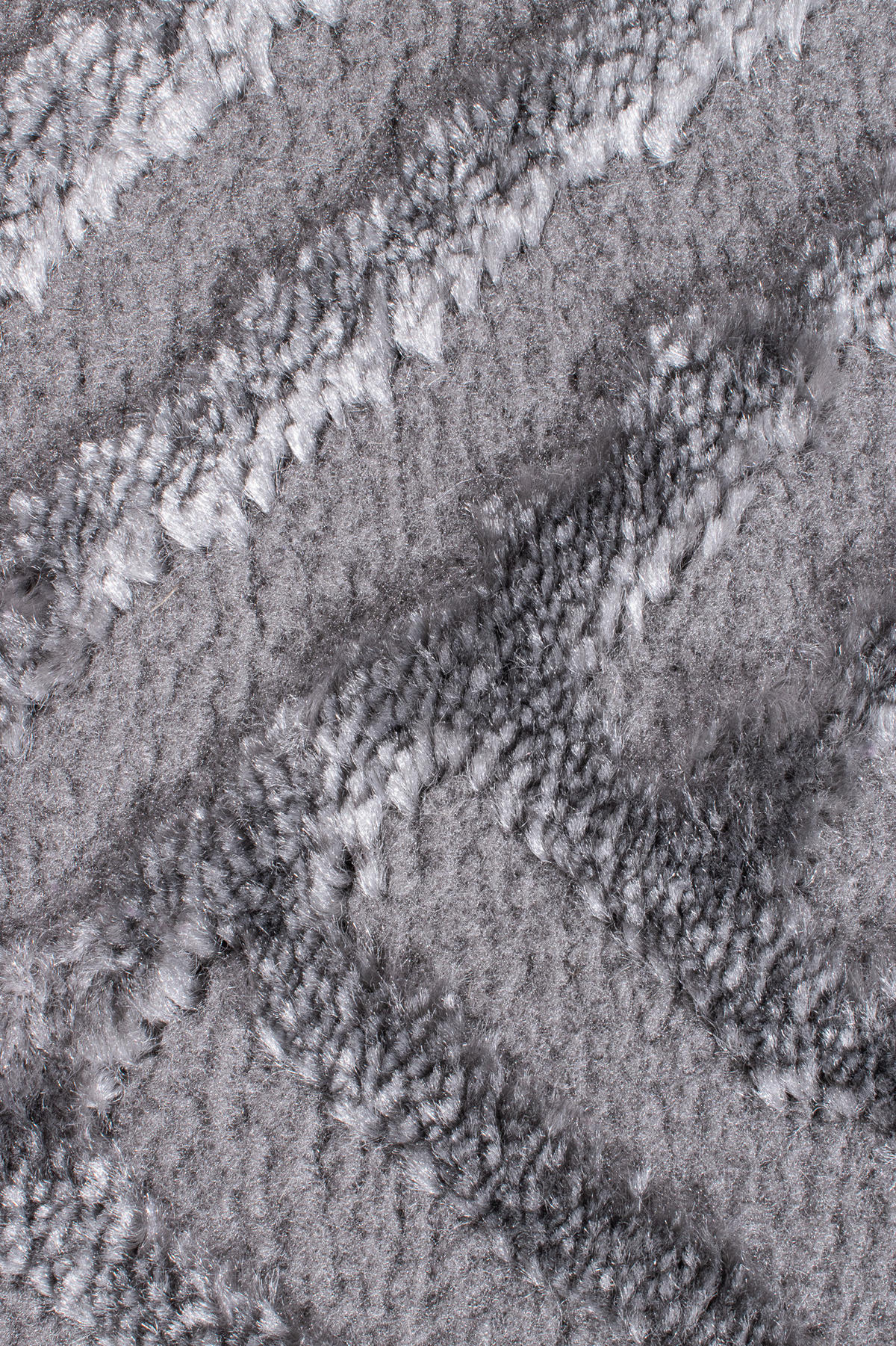 TEPPICH mit grafischem Muster in Grau Bianca 160x230 cm - Grau, Textil (160/230cm) - Nazar Rugs
