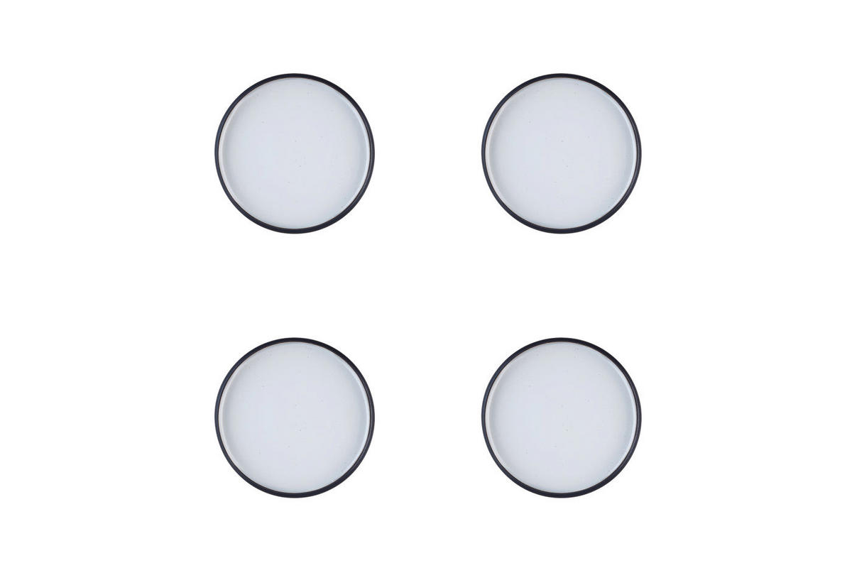 TELLER Gourmet Ø15,5cm - 4er-Set - Onyx - Schwarz, Keramik (15.5cm) - Björn