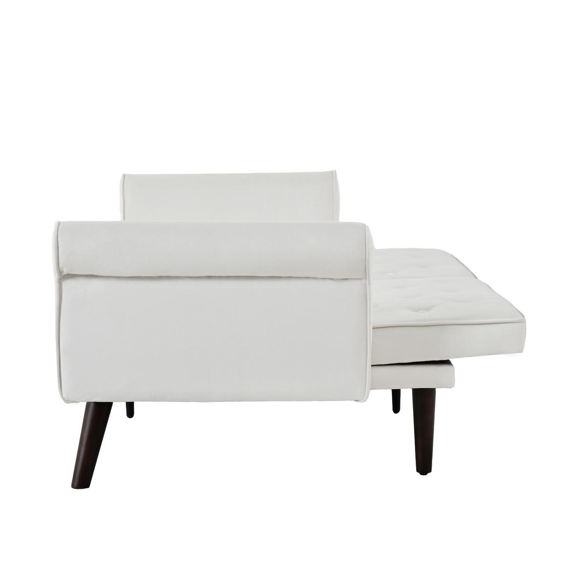 SCHLAFSOFA DE-34676 2-in-1 mit verstellbarer Lehne Beige - Beige, Metall (89/70/172cm) - ComfortXL