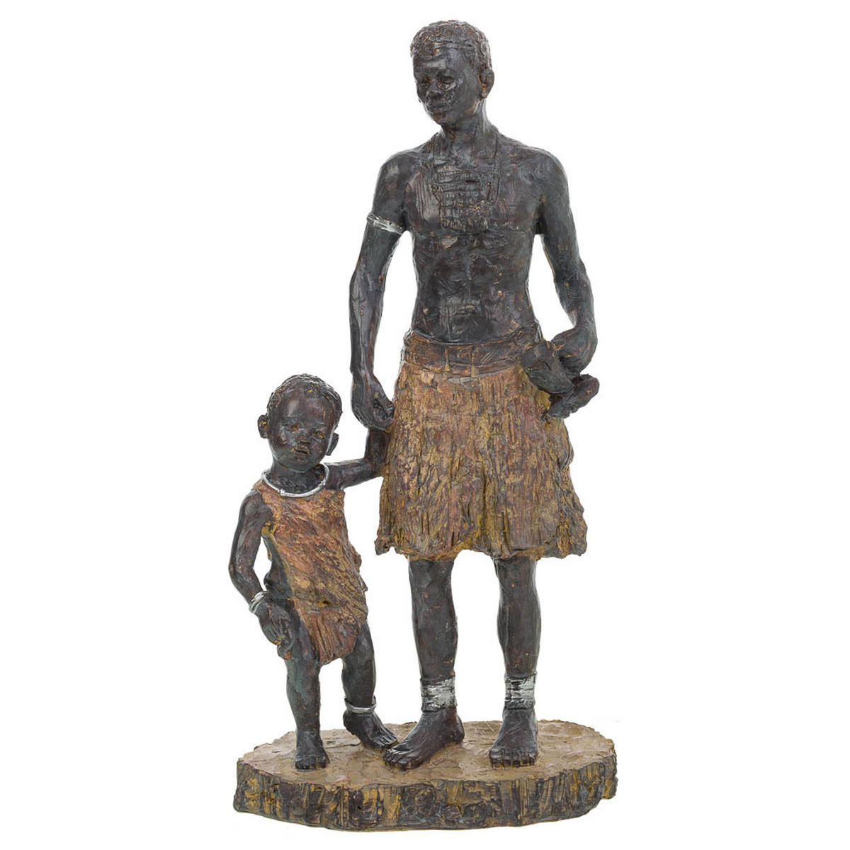 DEKORATIVE FIGUR, 16x9x32cm - Multicolor, Stein (15.5/31.5/9.3cm) - Wanderlust