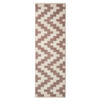 KELIM-TEPPICHLÄUFER Malina 66/200 cm - Braun, Textil (66/200cm) - Homescapes