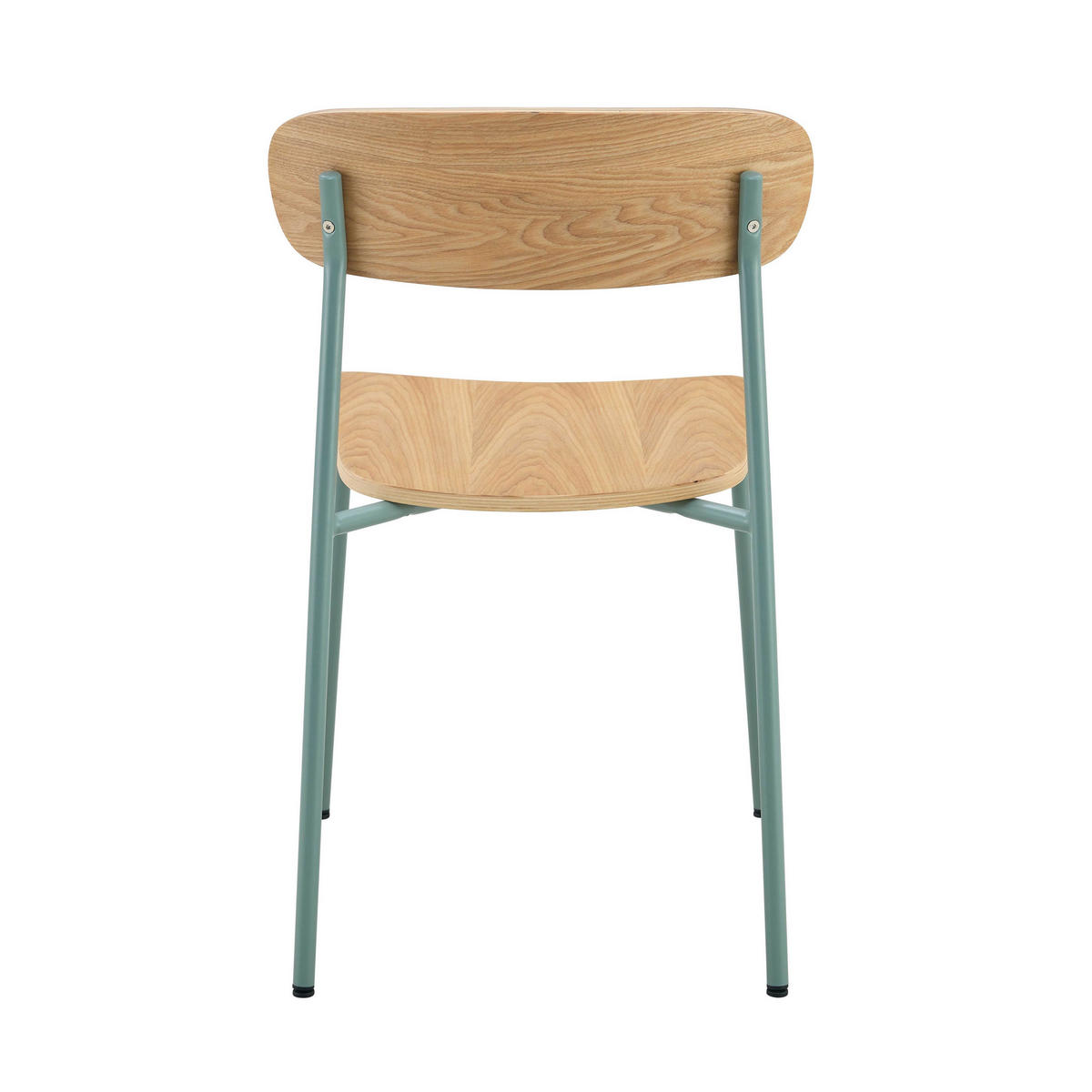 STUHL 2-tlg., Hellblau - Blau, Metall (46/78/52cm) - Oviala