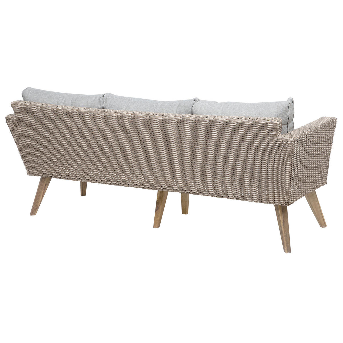 LOUNGE SET-5-Sitzer beige Vittoria - Beige, Kunststoff - Beliani