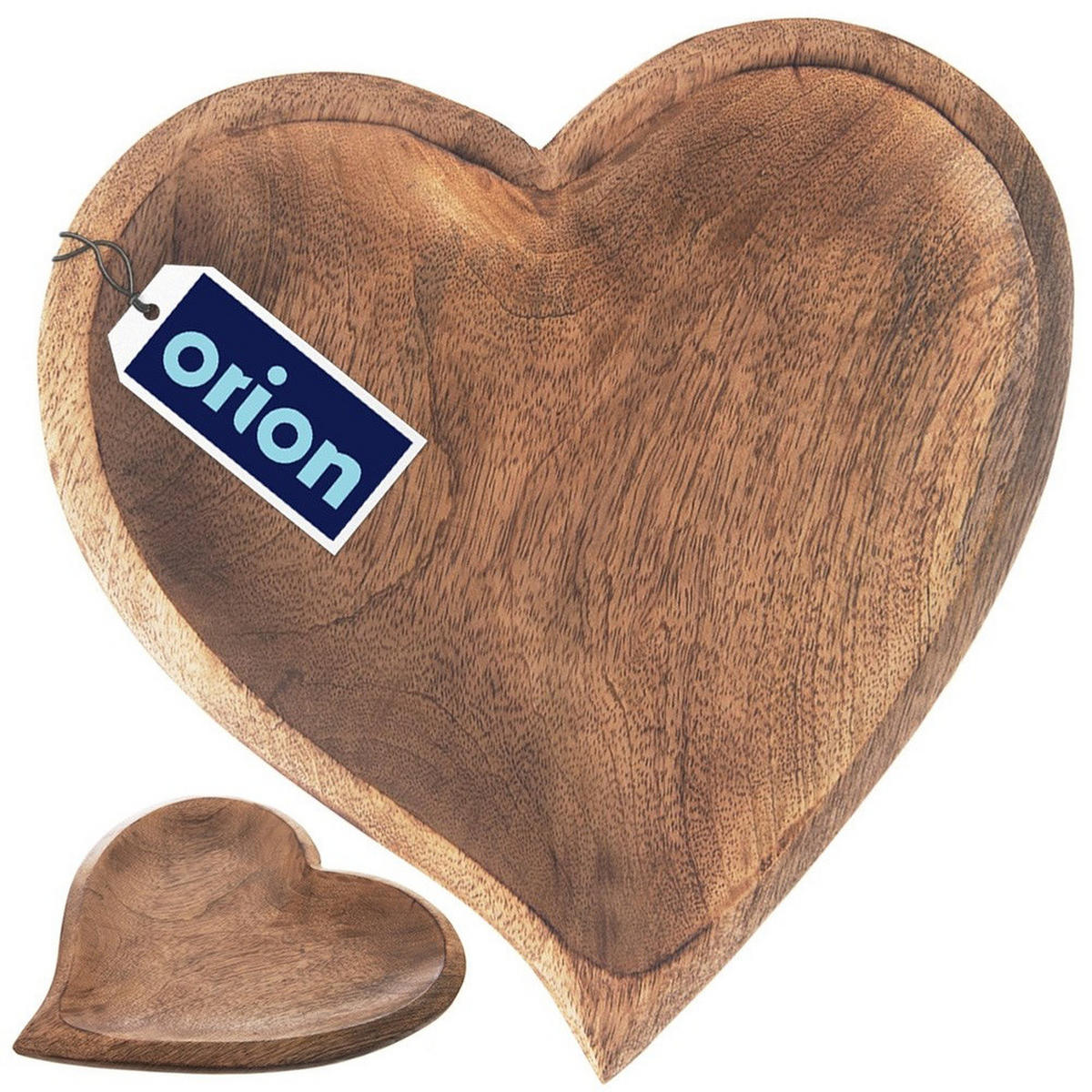 SNACKTELLER Holz Mango 25 x 25 cm - Braun, Holz (25/25/2cm) - Orion 