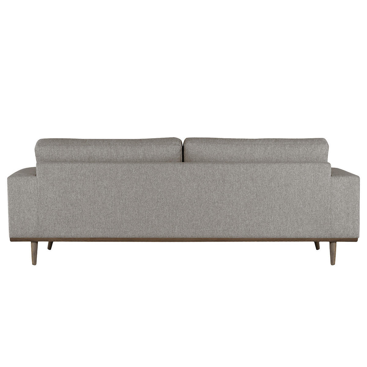 2-SITZER SOFA - Eichefarben/Graubraun, Eichenholz/Holz (197/81/88cm) - home24