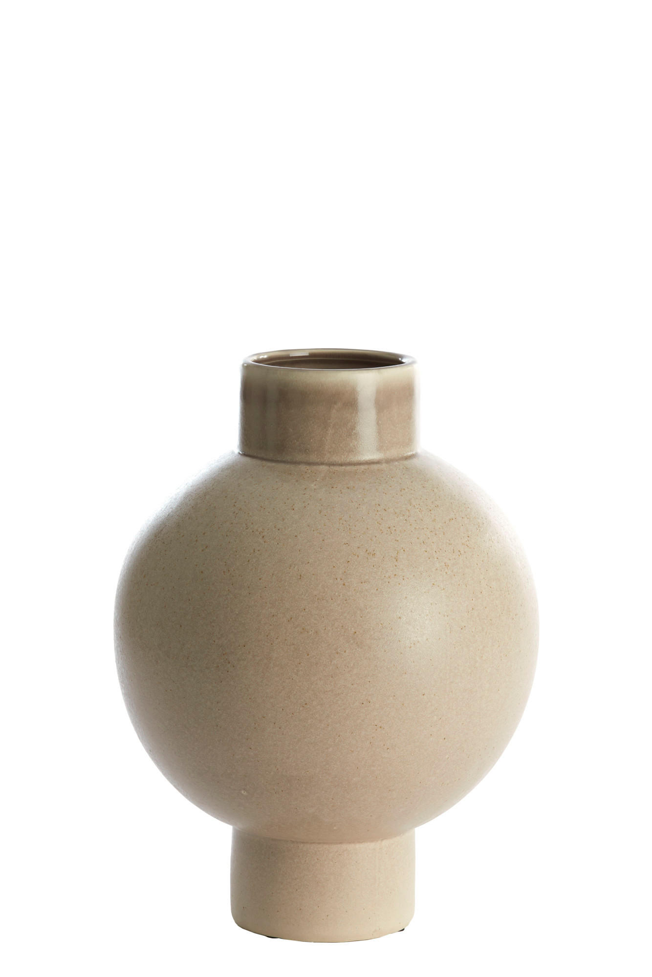 VASE Zelata Braun Ø28/38 cm - Braun, Keramik (38cm) - Light & Living