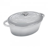 BRÄTER Grau 22/30/11 cm KH1522 - Grau, Metall (30cm) - Kinghoff 