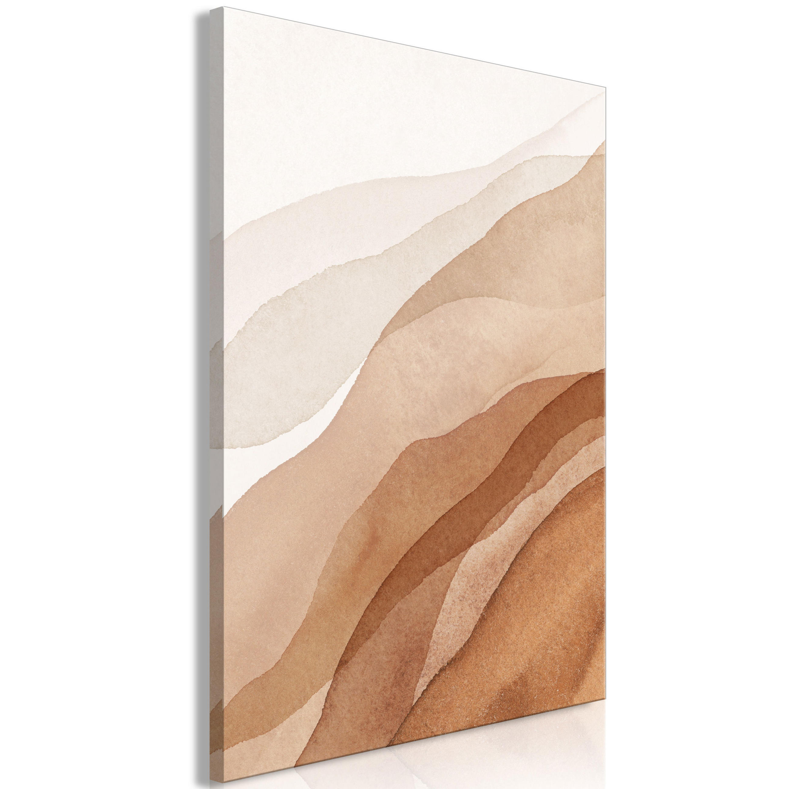 KUNSTDRUCK Braun 40/60 cm - Braun/Grau, Textil (40/60cm) - KUNSTLOFT