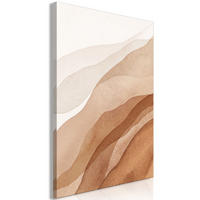 KUNSTDRUCK Braun 40/60 cm - Braun/Grau, Textil (40/60cm) - KUNSTLOFT