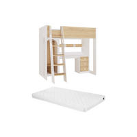 HOCHBETT - 1 -Sitzer - Holzspan - naturfarben hell, weiß - ALVENOU - Naturfarben, Holz (140.3/198cm) - Vente-Unique