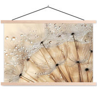 POSTER Löwenzahn - Abstrakt - Natur - Beige 60x40 cm - Braun, Textil (60/40/0.15cm) - MuchoWow