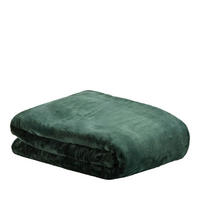 DECKE Floss - Dunkelgrün, Textil (200/220cm) - home&you