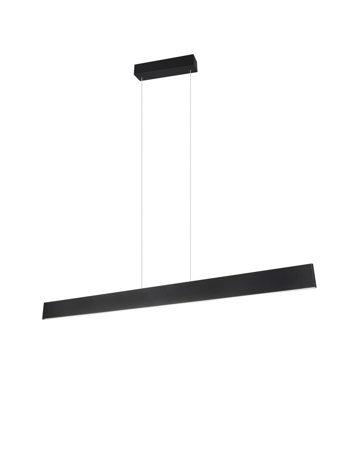 HÄNGELAMPE GALWAY - Schwarz - 0/0/150 cm - Schwarz, Metall (150/150/150cm) - Trio Leuchten