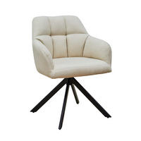 ESSZIMMERSTUHL SORA Stoff Beige - Beige/Schwarz, Textil/Metall (55/83/51cm) - SVITA