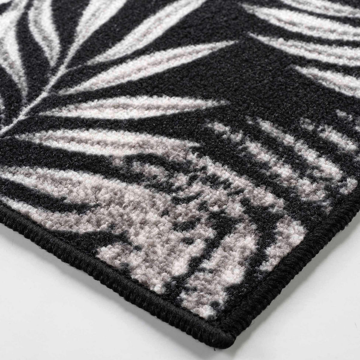 TEPPICH Amber 40/60 cm - Schwarz, Kunststoff (40/60cm) - Douceur d´intérieur