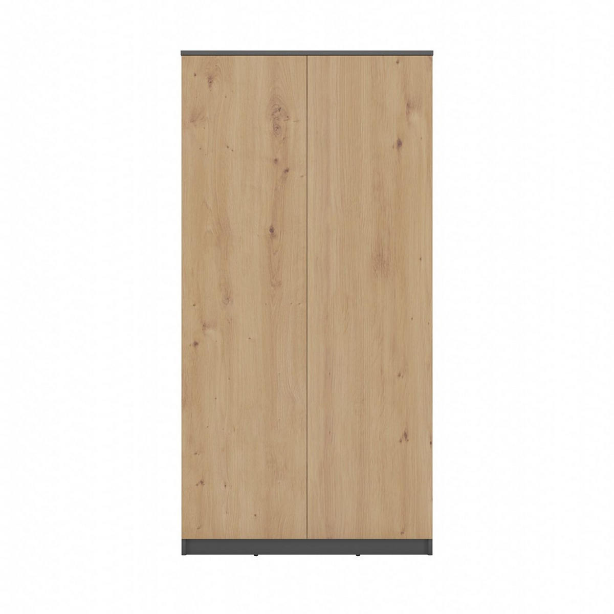KLEIDERSCHRANK Anthrazit, Artisan 90/180/50 - Anthrazit, Holzwerkstoff (90/180/50cm) - RAUMHIRSCH FURNITURE