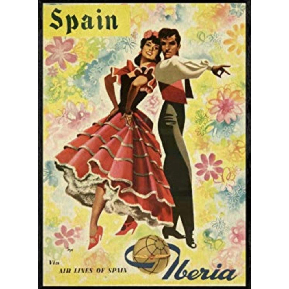 POSTER Europa Spanien A3 Rahmenlos - Klar, Papier (29.7/5/42cm) - Nacnic