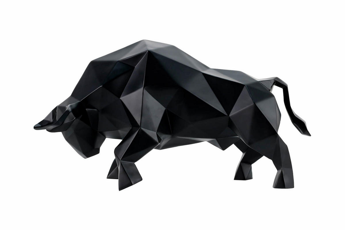 SKULPTUR Schwarz 51/26 cm - Schwarz, Stein (2.4/26/23cm) - KUNSTLOFT