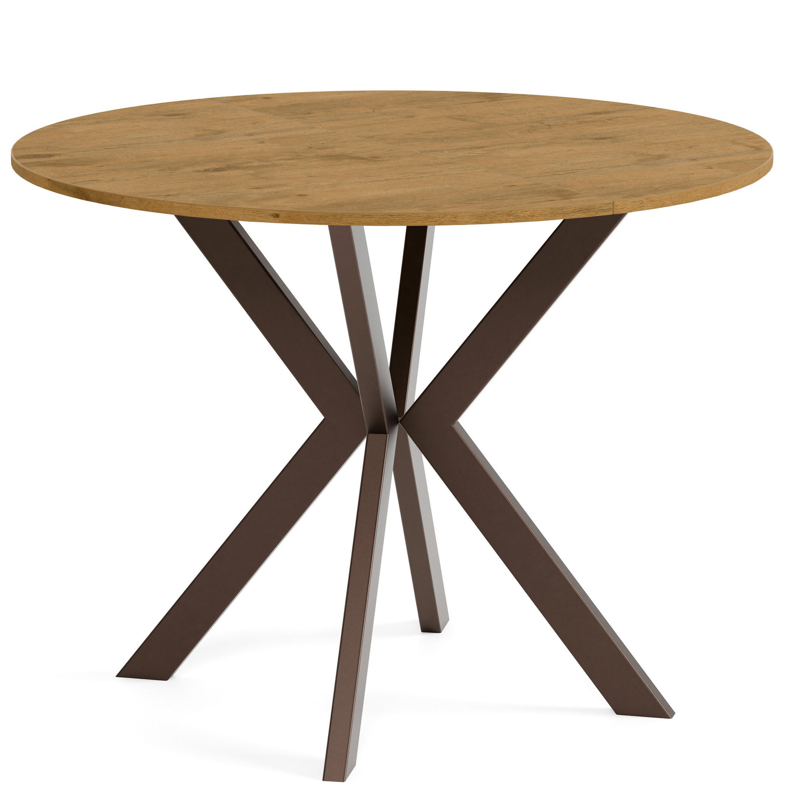 Sepro Meble Tisch Braun, Eiche 100x76x100 cm