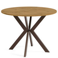TISCH Braun EWA Ausziehbar - Eichefarben/Braun, Holzwerkstoff (90/90/76cm) - Sepro Meble