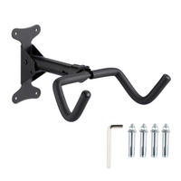 FAHRRADWANDHALTERUNG - Schwarz, Kunststoff/Metall (27.5/18/33cm) - Relaxdays