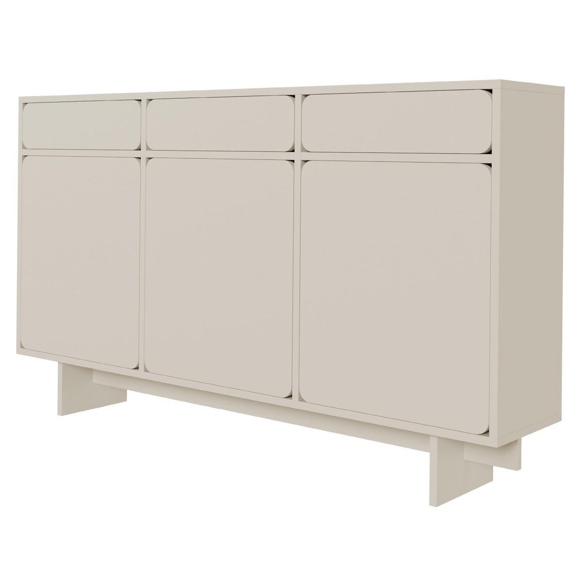 SIDEBOARD Wuwu Greige 150 cm - Taupe, Holzwerkstoff (150.5/88/35cm) - Selsey