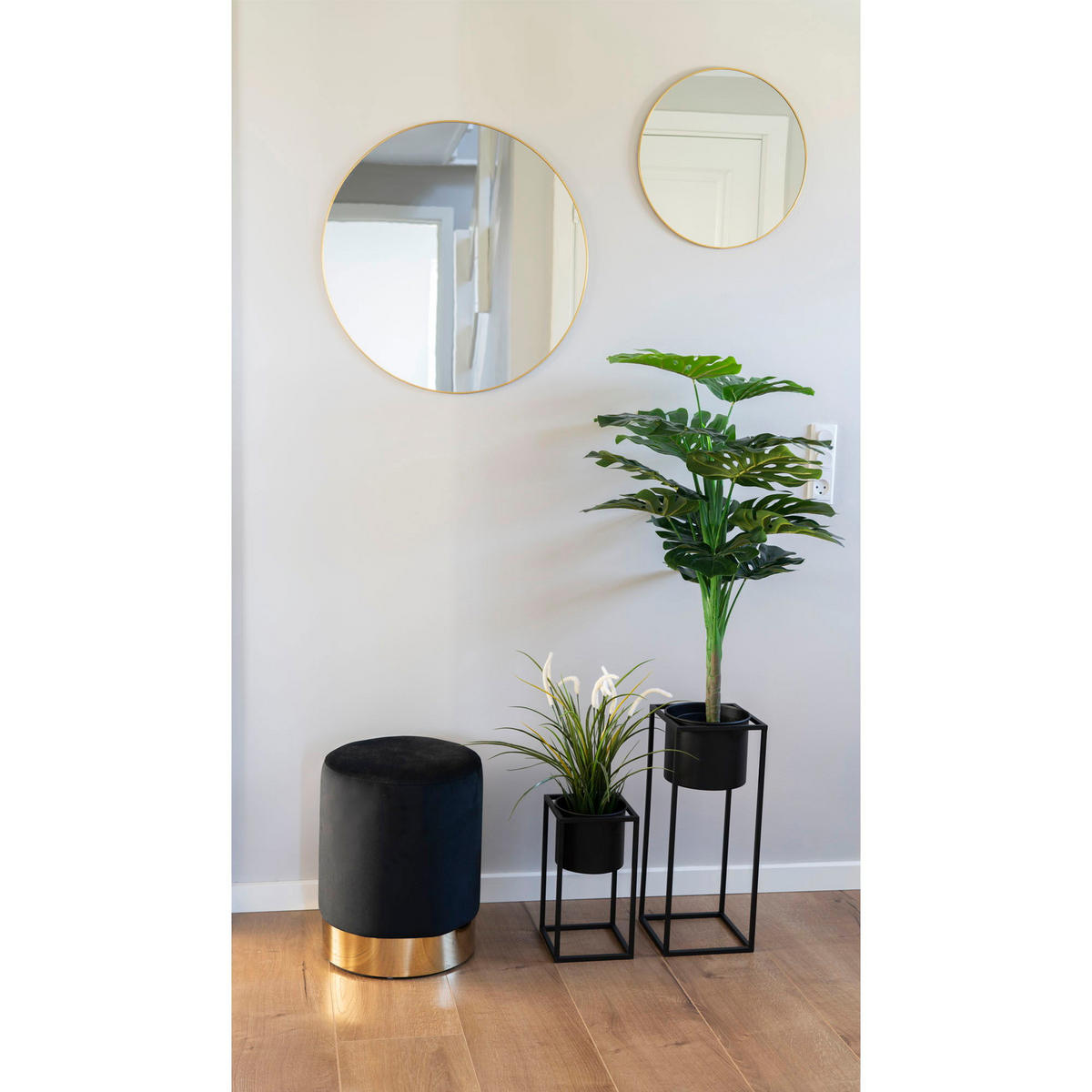 KÜNSTLICHE Monstera Pflanze - Grün, Kunststoff (90cm) - tinkaro