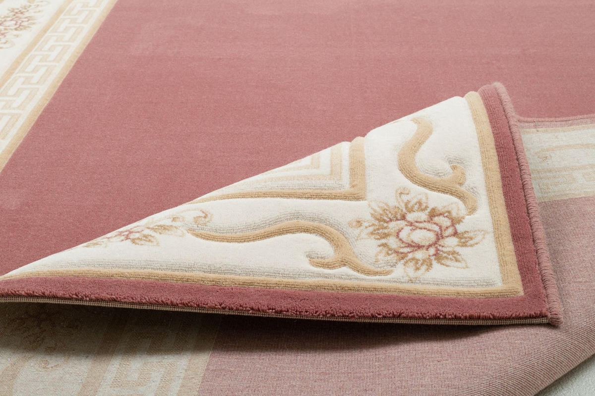 WEBTEPPICH Pelinia 120x170 cm - Rosa, Textil (120/170cm) - THEKO