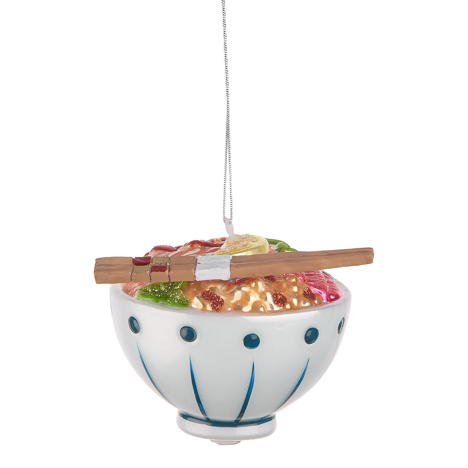 BAUMANHÄNGER Hang On - Weiß, Glas (7/9/7cm) - Butlers