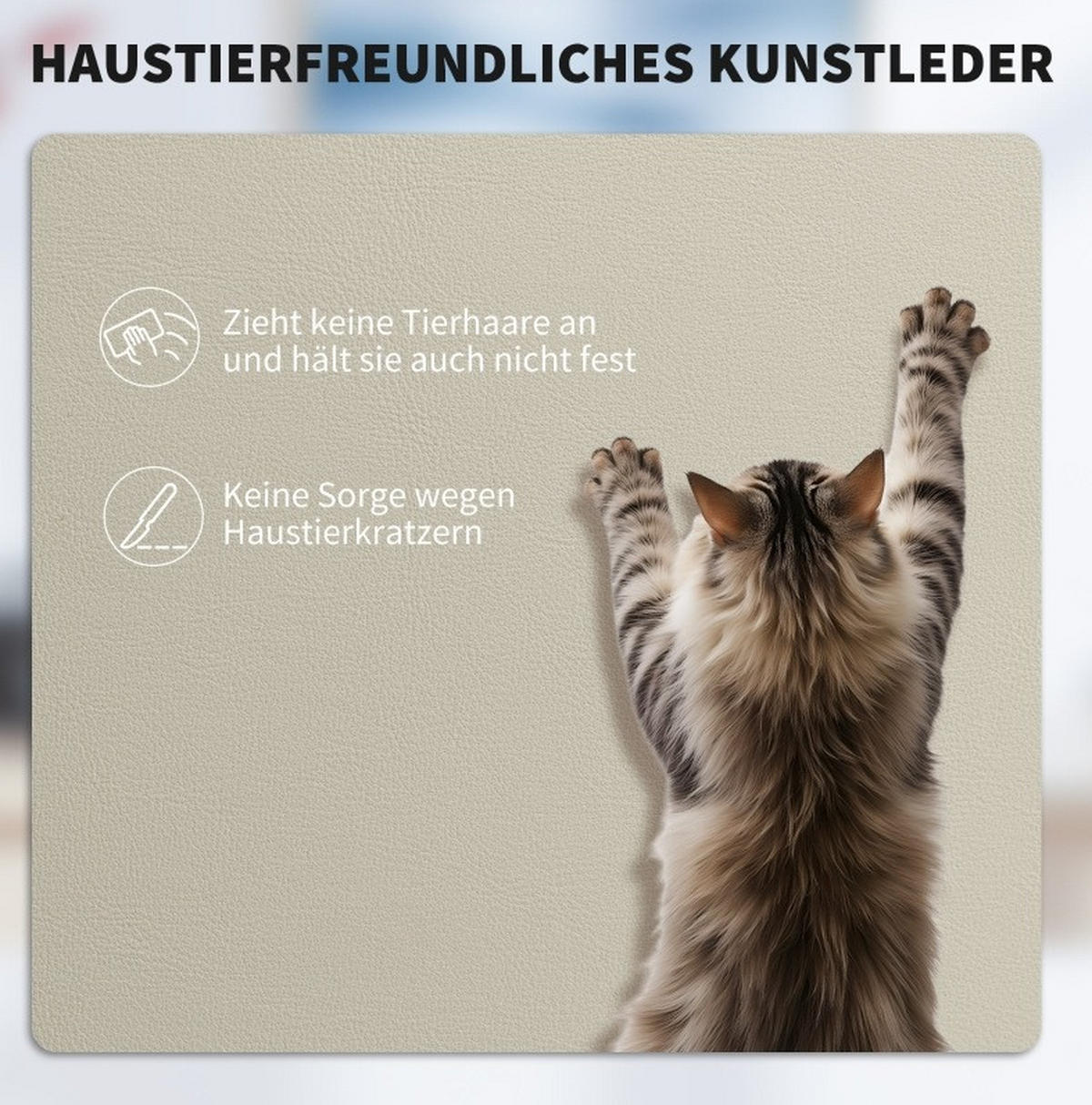BÜROSTUHL höhenverstellbar mit Fußstütze Beige - Beige, Kunststoff (65/119/67cm) - Meubliv