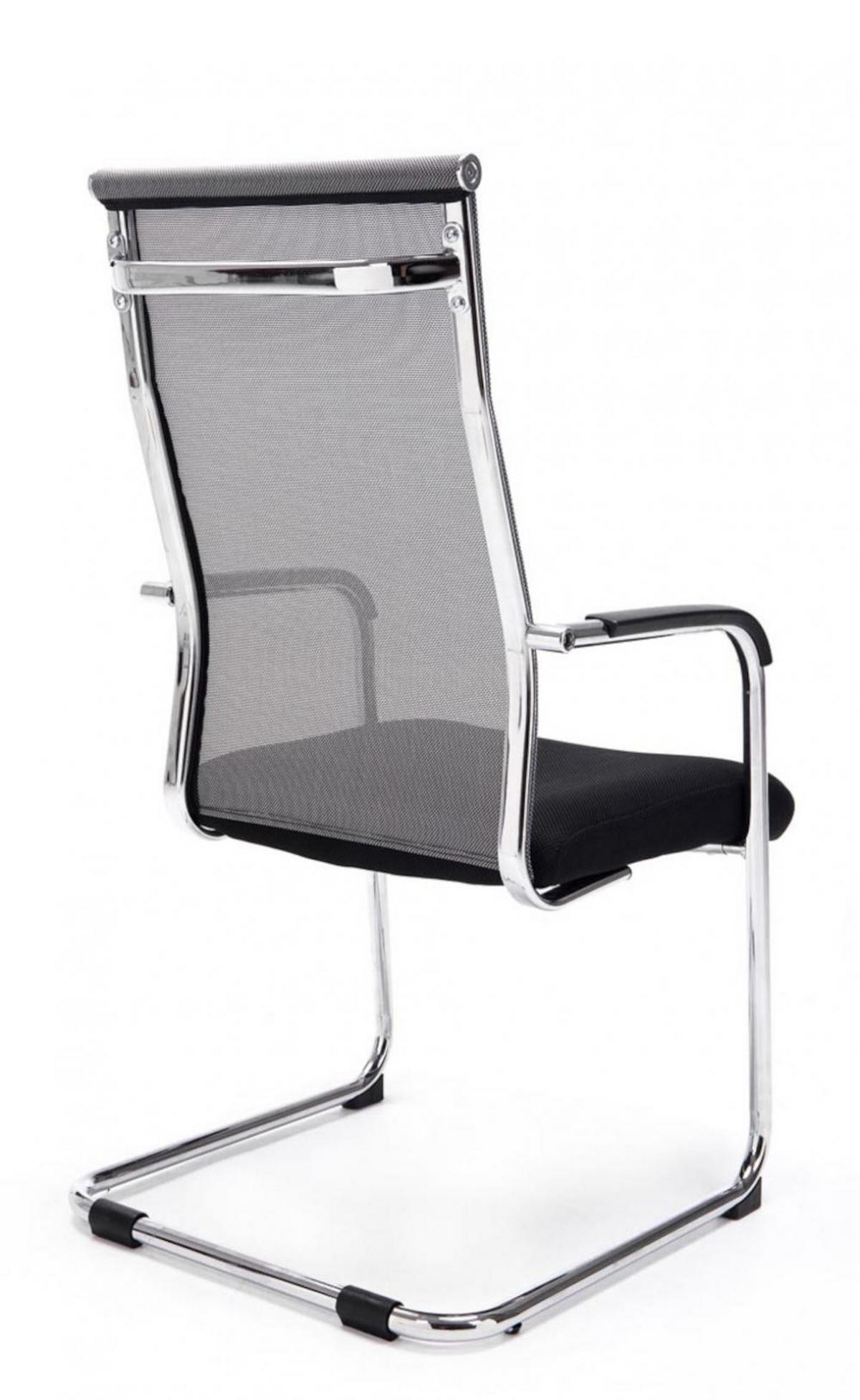 STUHL 2er Set Lederlook grau - Grau, Textil/Metall (55/106.5/62cm) - CLP